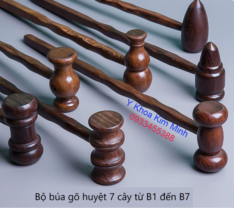 Bộ búa gõ huyệt 7 cây bán ở Tp.HCM