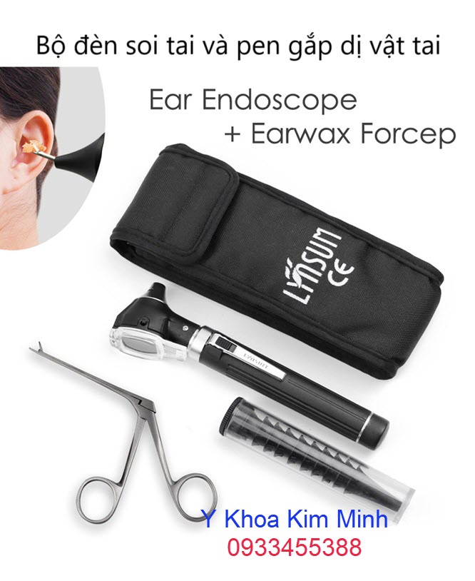 Đèn soi tai, kiểm tra tai và gắp dị vật tai giữa Ear Endoscope Light