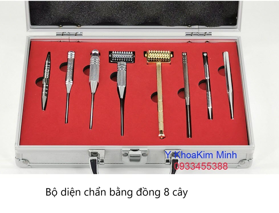 Bộ diện chuẩn bằng đồng 8 món dùng cho ngành vật lý trị liệu