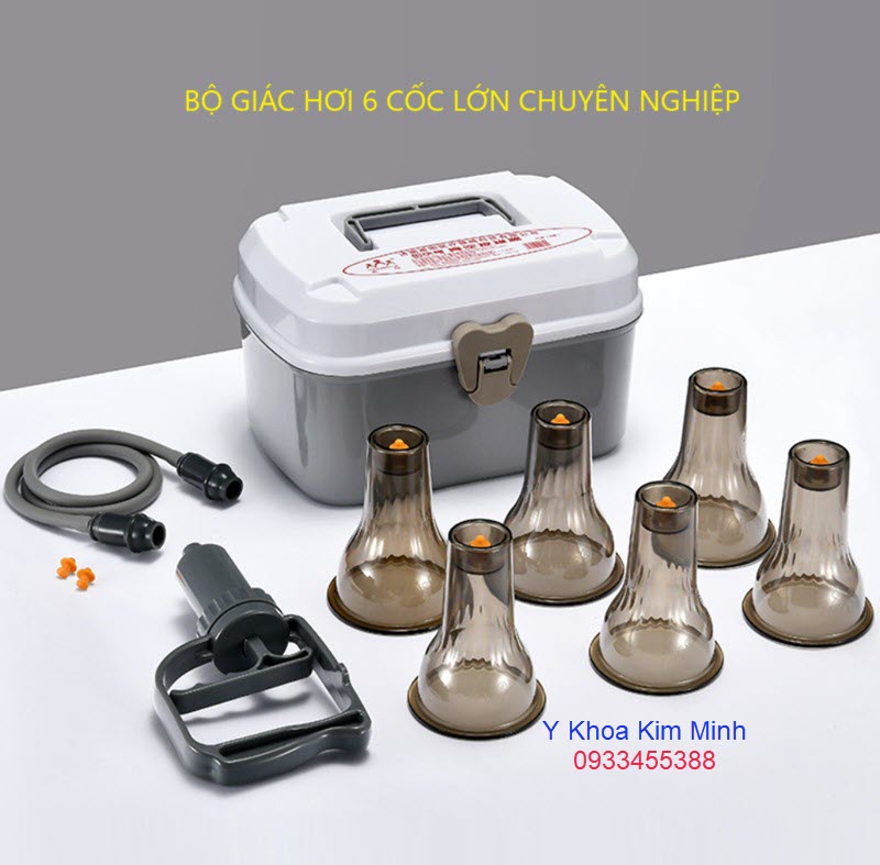 Bộ giác hơi 6 cốc lớn chuyên nghiệp