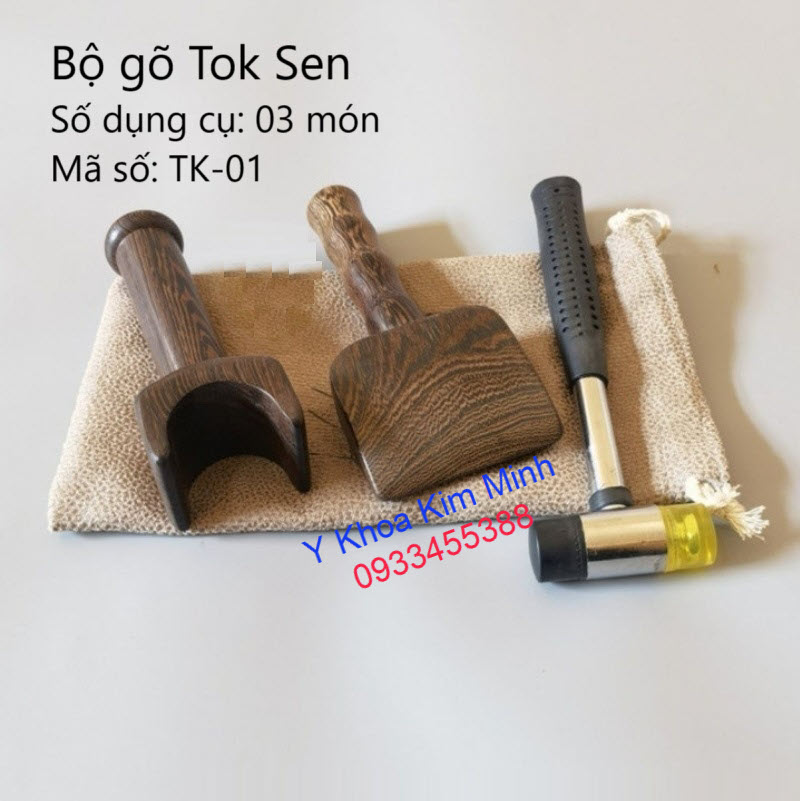 Bộ gõ tok sen số dụng cụ 3 món mã TK-01