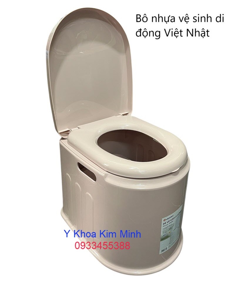 Bô đi vệ sinh tại chổ bằng nhựa Việt Nhật