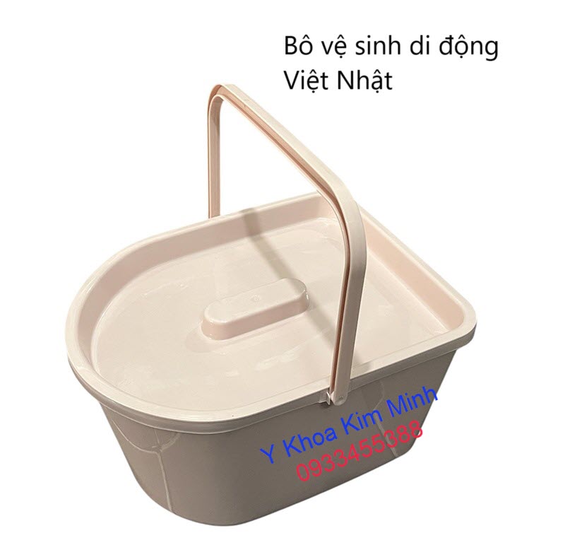 Bô vệ sinh người bệnh tai giường bằng nhựa