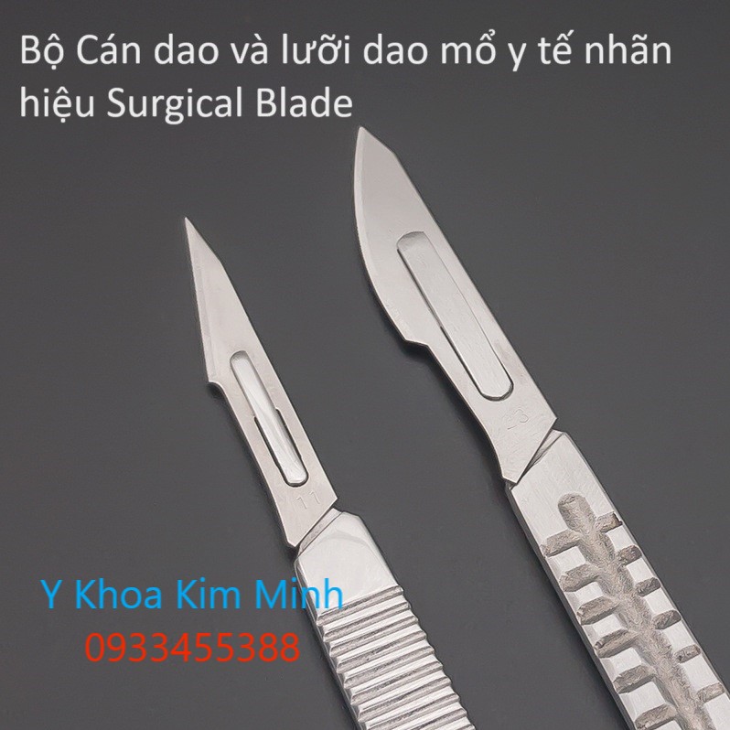 Bộ cán dao mổ và lưỡi dao mổ phẫu thuật y tế Surgical Blade