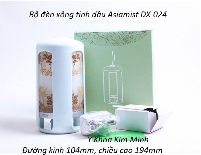 Bộ đèn xông khếch tán tinh dầu trong phòn cao cấp Asiamist DX-024 - Y Khoa Kim Minh