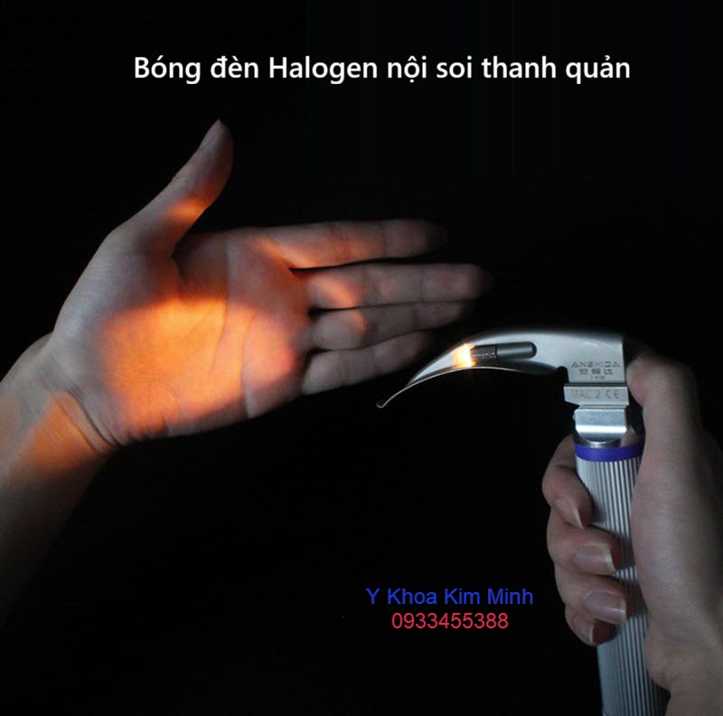 Bóng đèn halogen dùng cho bộ nội soi thanh quản gây mê