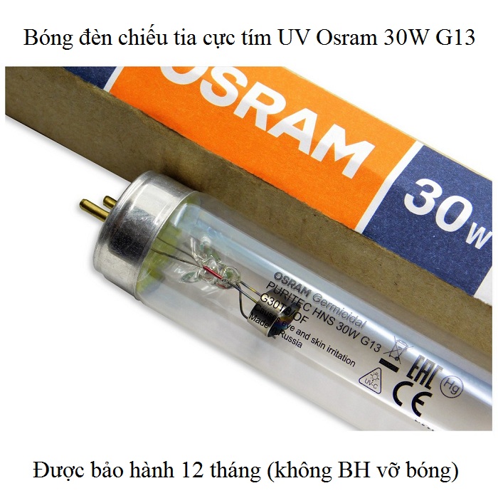 Bóng đèn UV Osram của Đức 30W mã số G13 bán tại Tp Hồ Chí Minh - Y khoa Kim Minh