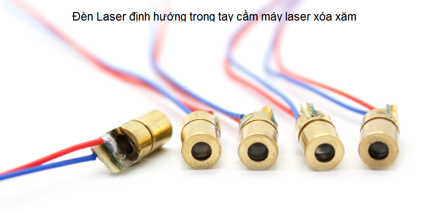 Bóng đèn laser định vị dẫn hướng của tay cầm máy laser xóa xăm - Y Khoa Kim Minh 0933455388