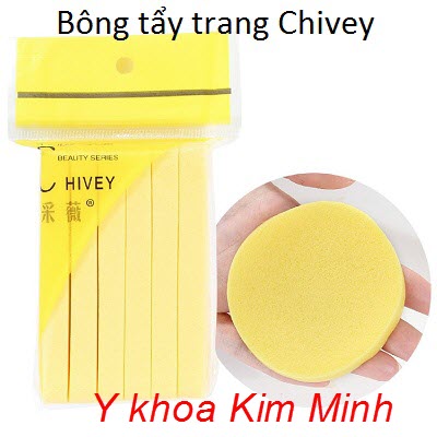 Bông tẩy trang Chivey Beauty Series - Y khoa Kim Minh