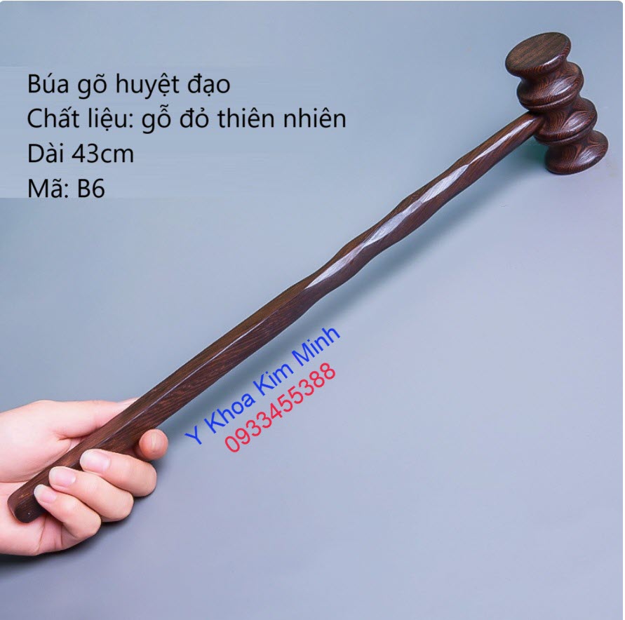 Búa massage huyệt đạo, gõ huyệt đạo B6