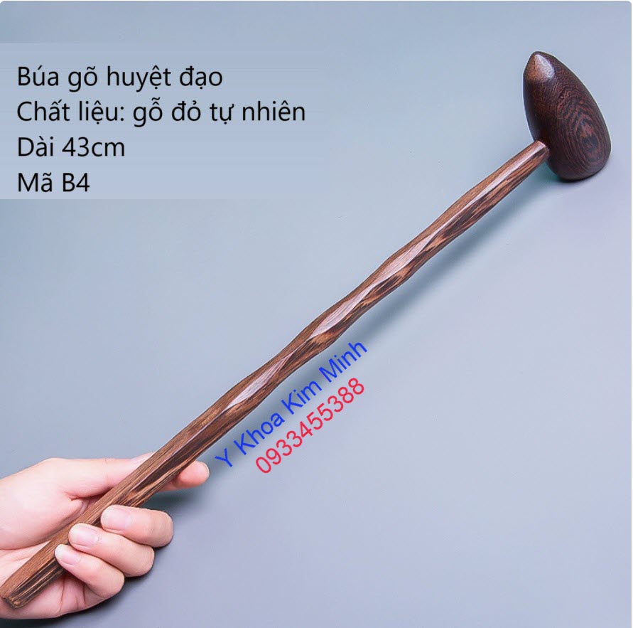 Búa gõ huyệt đạo mã B4 dùng đã thông kinh lạc và massage lưng, giảm đau nhức toàn thân