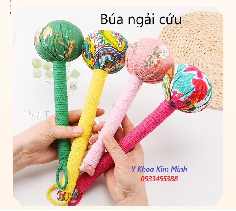Búa ngải cứu massage trị liệu cơ xương khớp toàn thân