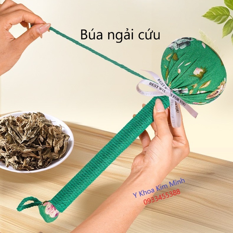 Búa ngải cứu là dụng cụ vật lý trị liệu massage và gõ các vị trí huyệt đạo, cơ xương khớp bị khí huyết tắt nghẽn gây đau nhức và huyệt đạo bị bế gây tê bại