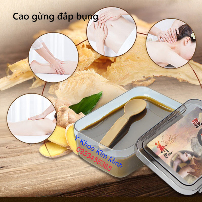 Bùn gừng dưỡng sinh điều hòa kinh nguyệt, giảm đau bụng kinh