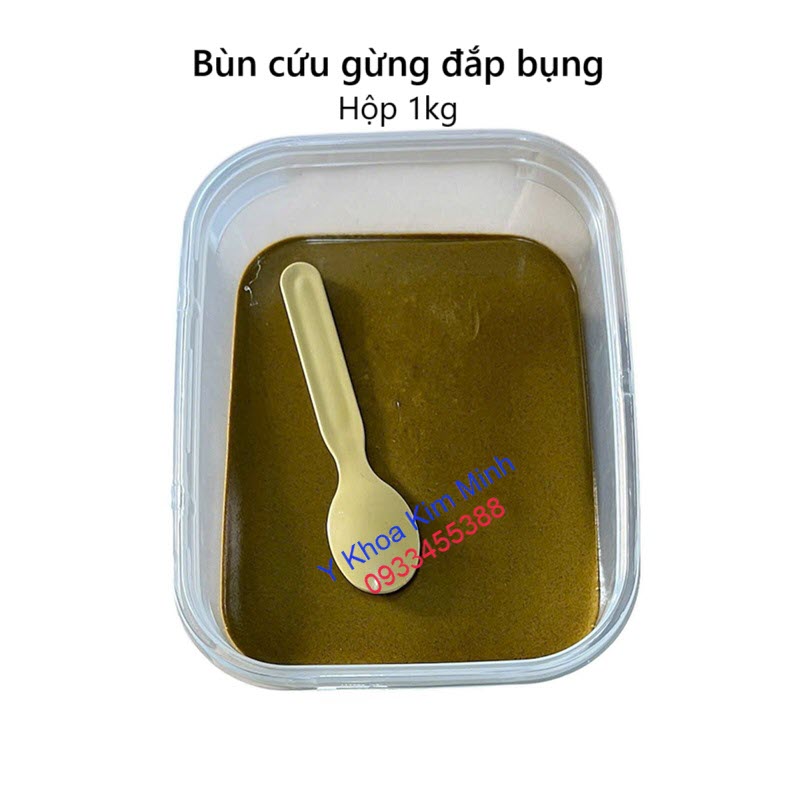 Bùn cứu gừng dưỡng sinh đắp bụng