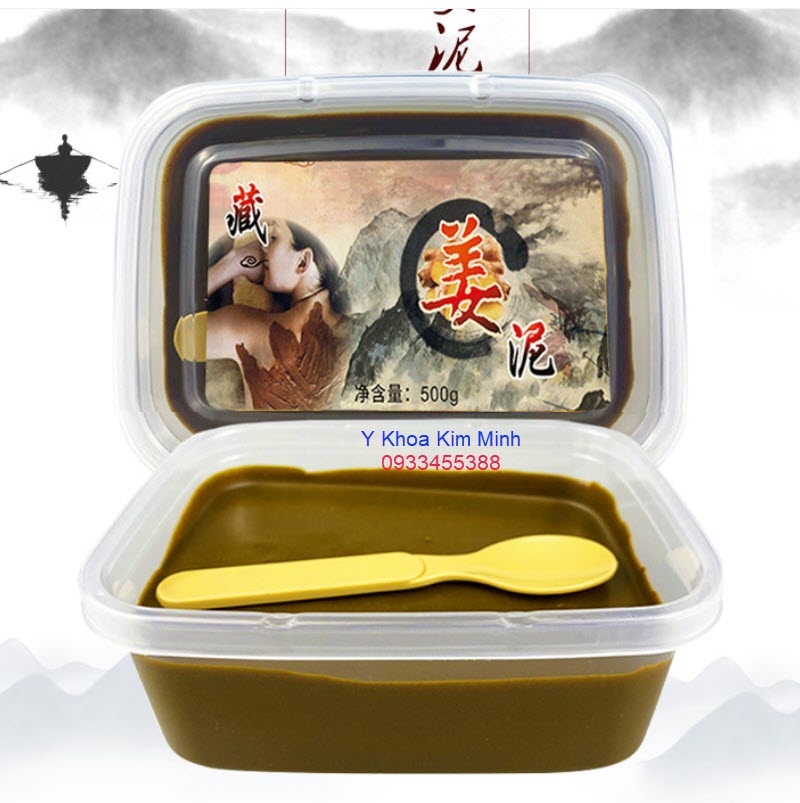 Hộp bùn gừng dưỡng sinh đắp bụng, làm mất mỡ bụng dưới, trục huyết ứ khí hư gây to bụng phụ nữ sau sinh