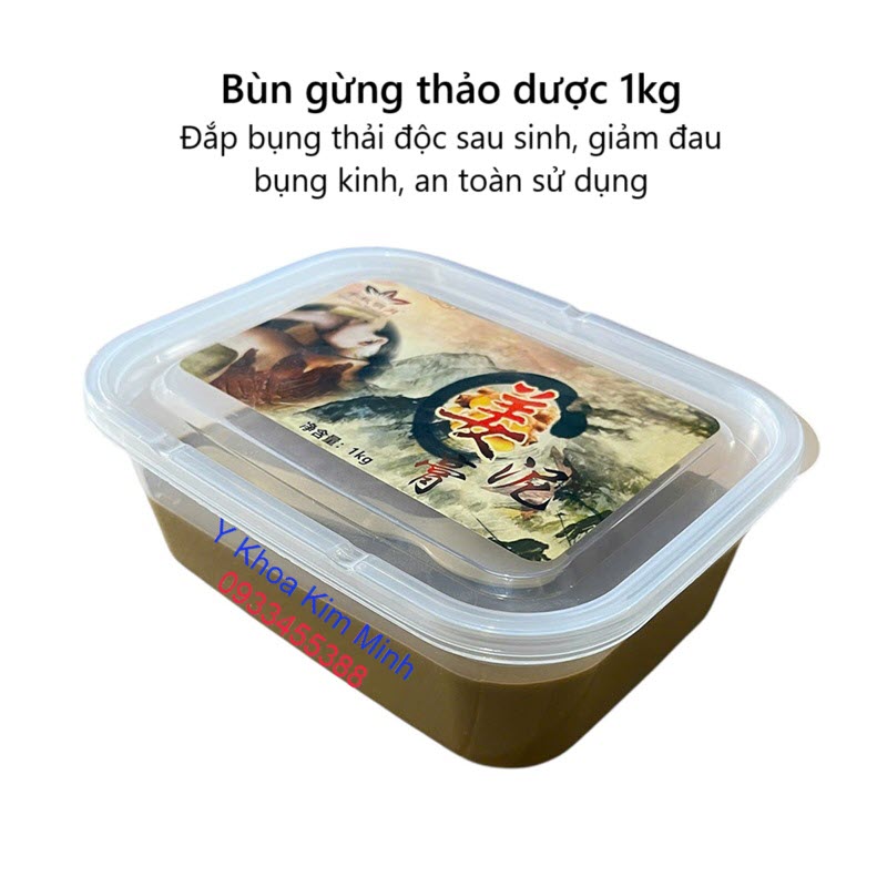 Bùn gừng cứu dưỡng sinh đắp bụng