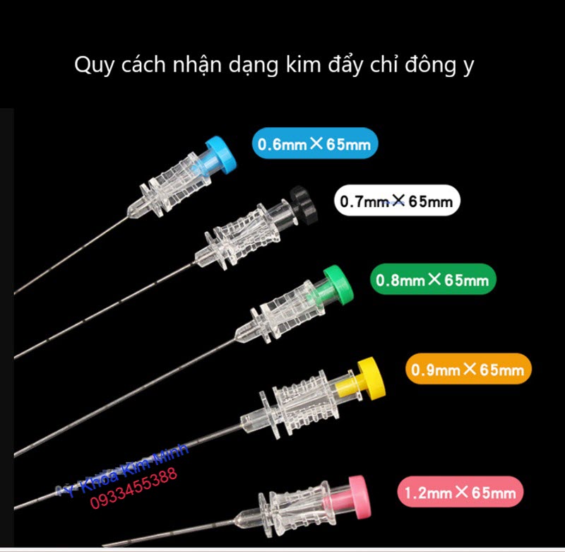 Quy cách nhận diện kim đẩy chỉ đông y qua màu sắc, kích thước