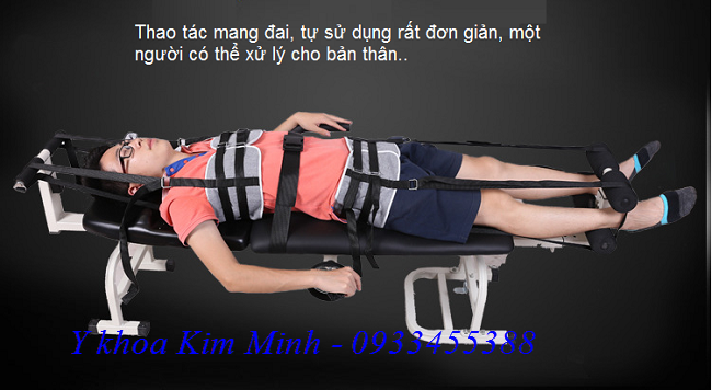 Giiuong keo cot song lung co 1 nguoi tu su dung KM-325 - Y khoa Kim Minh