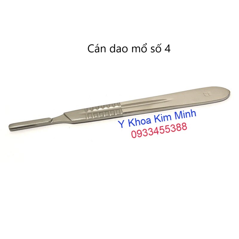 Cán dao mổ số 4 inox