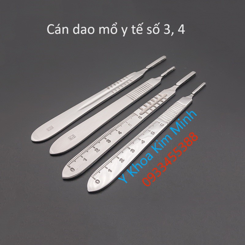 Cán dao mổ y tế số 3, số 4