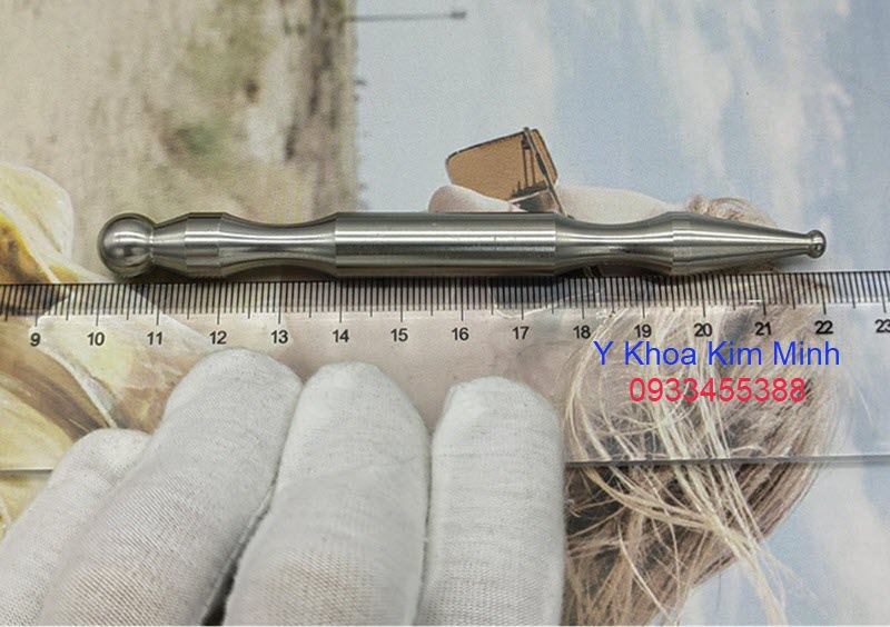 Cây ấn huyệt 2 đầu to nhỏ inox SUS304
