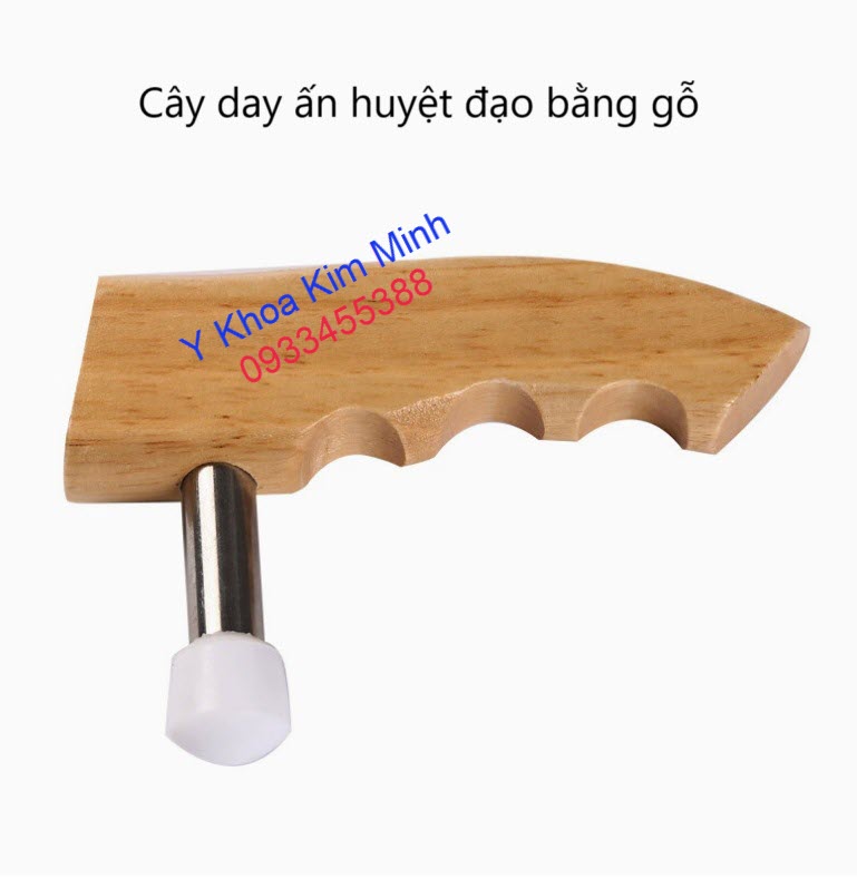 Cây ấn huyệt đạo bằng gỗ, dụng cụ day ấn huyệt