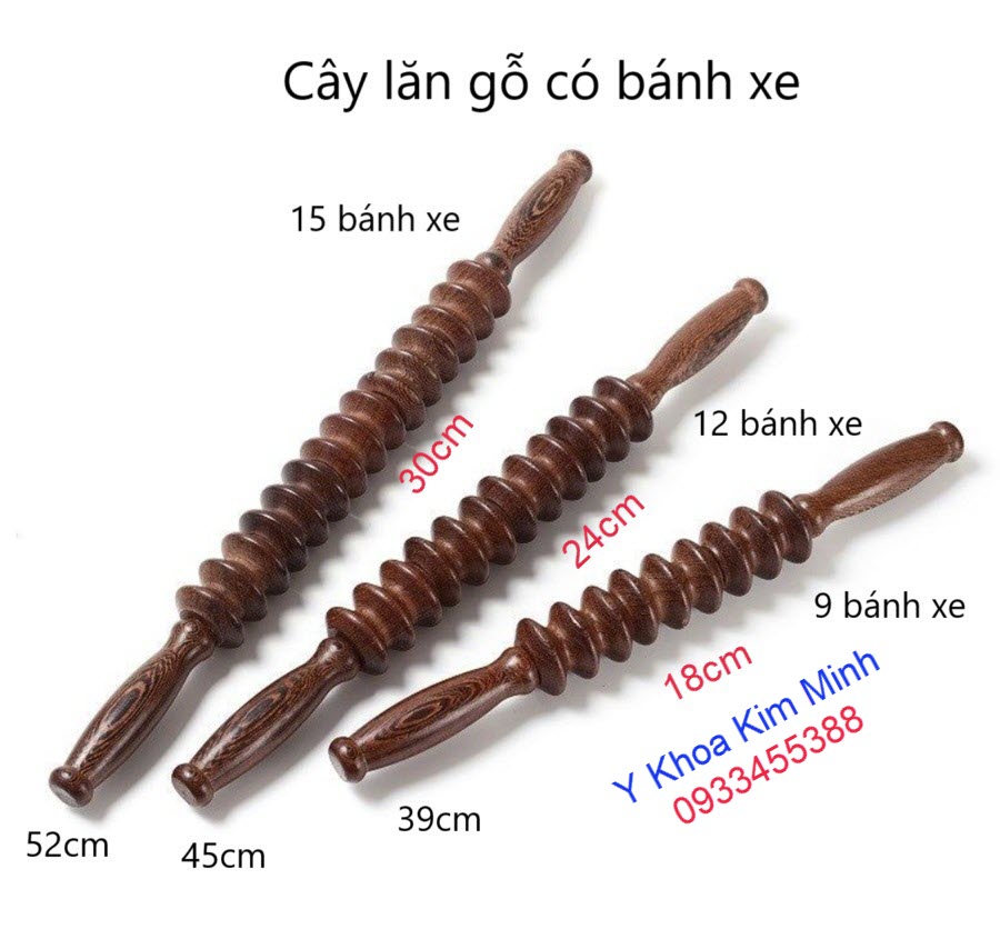 Cây lăn gỗ có bánh xe bán ở Tp.HCM