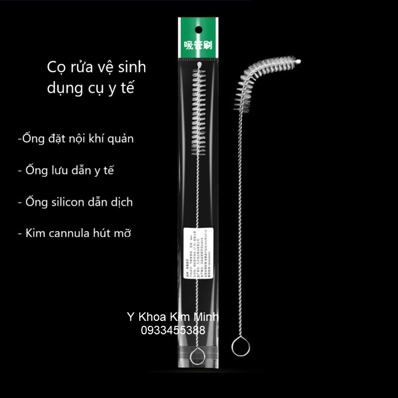 Cọ rửa vệ sinh ống luu dẫn silicon, ống đặt nội khí quản, kim cannula