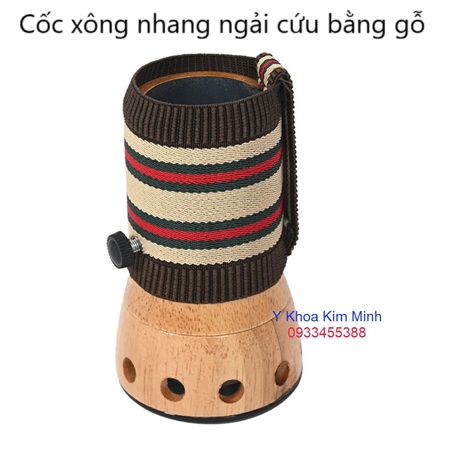 Cốc xông nhang ngải cứu trị liệu giảm đau nhức khớp cột sống cổ, khớp tay, đau thần kinh tọa, đau cột sống lưng cổ