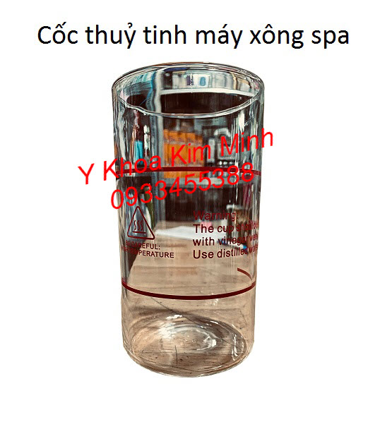 Cốc thuỷ tinh dùng thay thế cho máy xông hơi spa bán tại Tp.HCM - Y Khoa Kim Minh