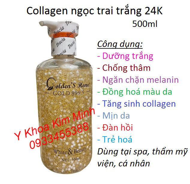 Collagen ngọc trái trắng 24K dưỡng trắng da