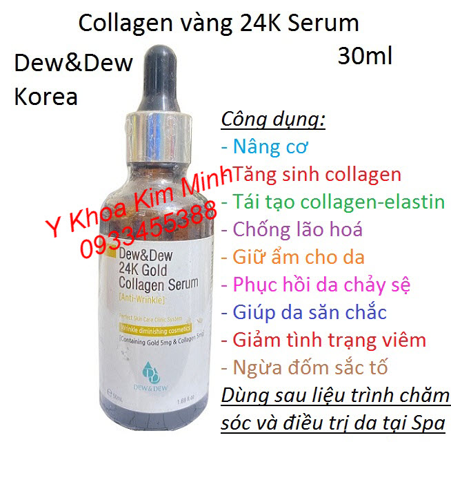 Collagen vàng 24K Dew&Dew của Hàn Quốc bán tại Tp.HCM - Y Khoa Kim Minh