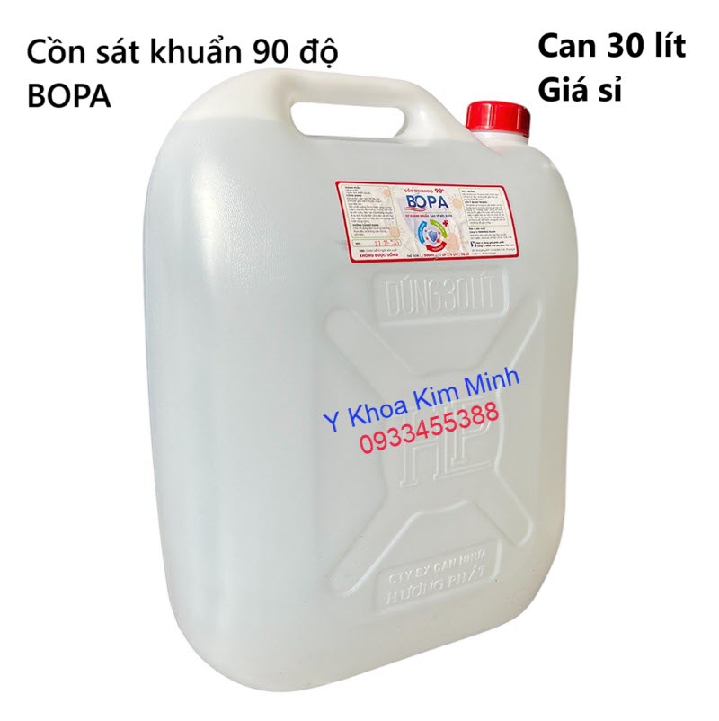 Cồn sát khuẩn y tế 90 độ BOPA bán giá sỉ ở Tp.HCM