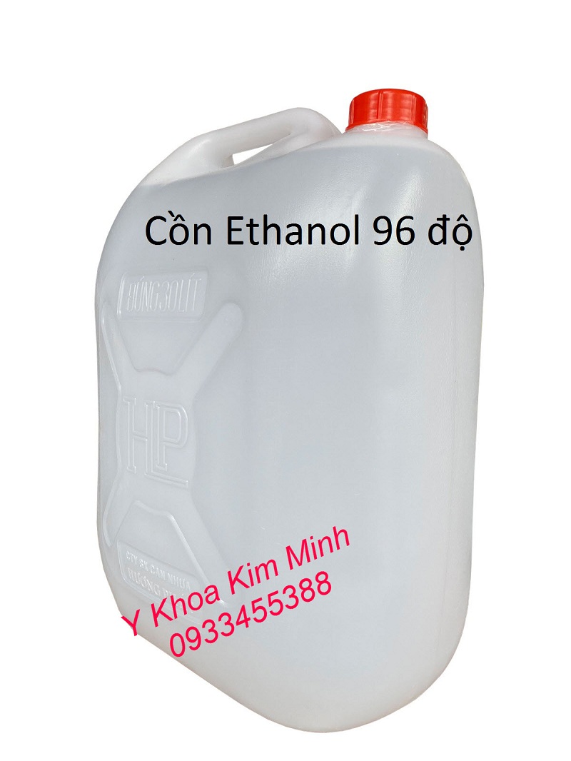 Cồn Ethanol 96 độ là cồn tinh luyện nguyên chất sản xuất từ mía và sắn chuyên dùng trong phòng xét nghiệm, phòng thí nghiệm, sản xuất thực phẩm