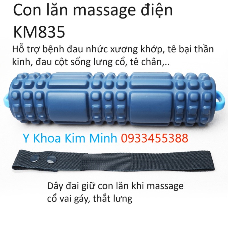 Con lăn masage rung bằng điện KM835