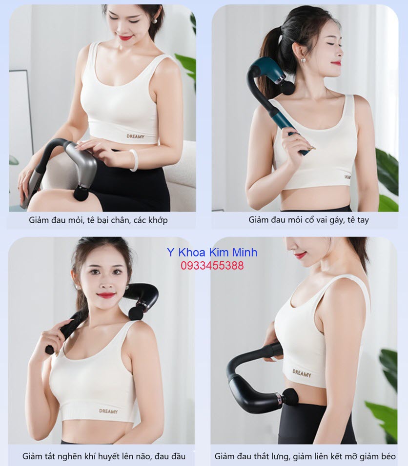 Công dụng của máy massage gun BG-868 giá rẻ, nhân viên văn phòng, người già hay đau nhức xương khớp hay sử dụng