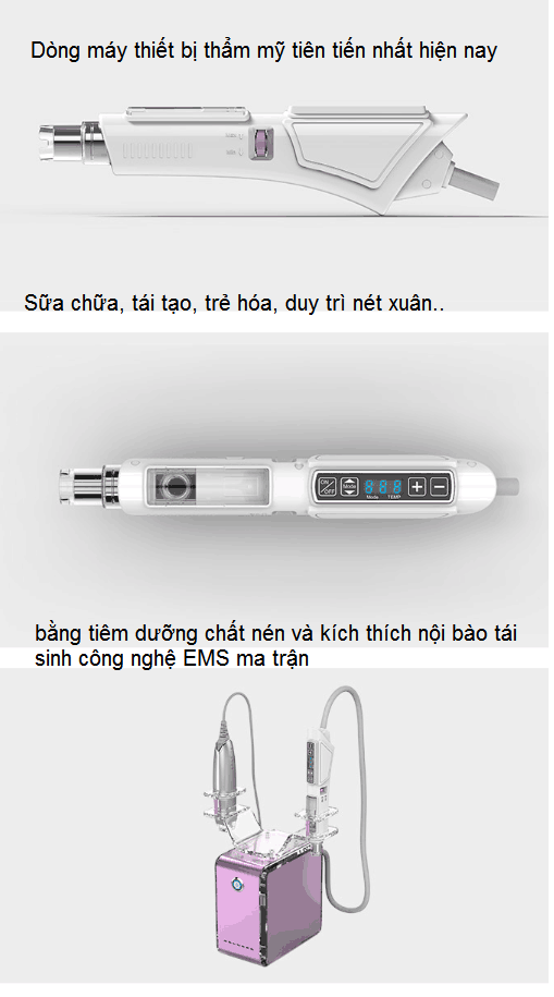 Tái sinh da, chữa lão hóa, nám, nhăn, thô kệch bằng công nghệ EMS ma trận KM-921 - Y khoa Kim Minh Công nghệ tái sinh da, chữa lão hóa, chạy sệ, nhan, nám bằng EMS ma trận KM-921 - Y khoa Kim Minh