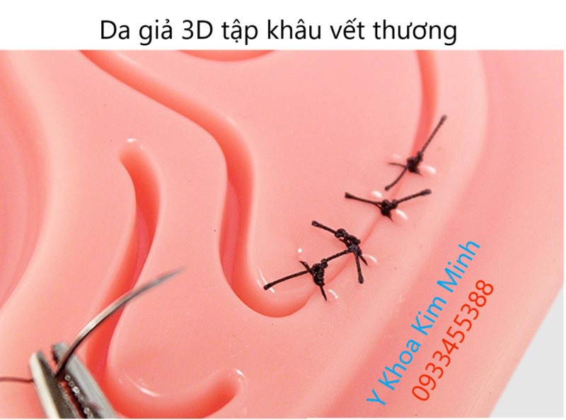 Da giả tập khâu vết thương tái sử dụng hàng trăm lần