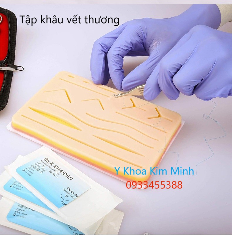 Da tập khâu vết thương, tập khâu vết mổ phẫu thuật