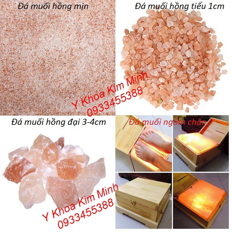 Đá muối hồng himalaya bán giá sỉ tại Y Khoa Kim Minh