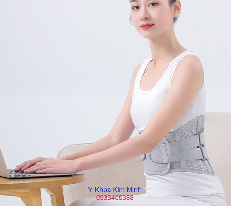 Đai bó cố định cột sống cho người thoát vị đĩa đệm, thoái hóa đốt sống lưng