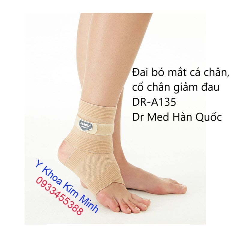 Đai bó mắt cá chân, bó cổ chân DR-A135 Dr Med của Hàn Quốc