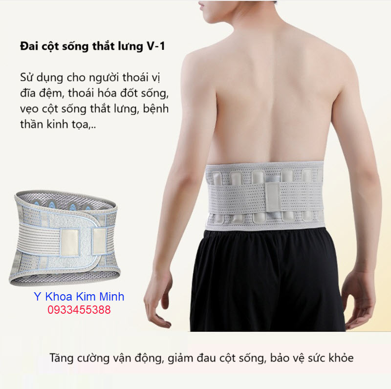 Đai thắt lưng giảm đau cột sống V-1