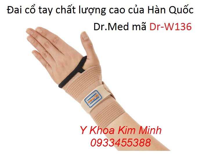 Đai cổ tay dùng cho người bị đau khớp cổ tay của Hàn Quốc nhãn hiệu Dr Med
