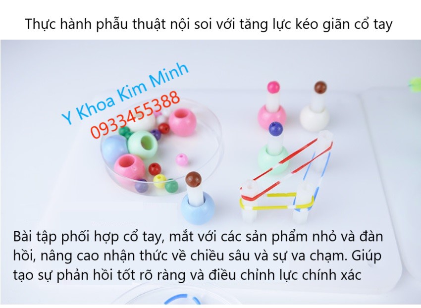 Modul tập cổ tay cho mô hình thực hành phẫu thuật nội soi 3D