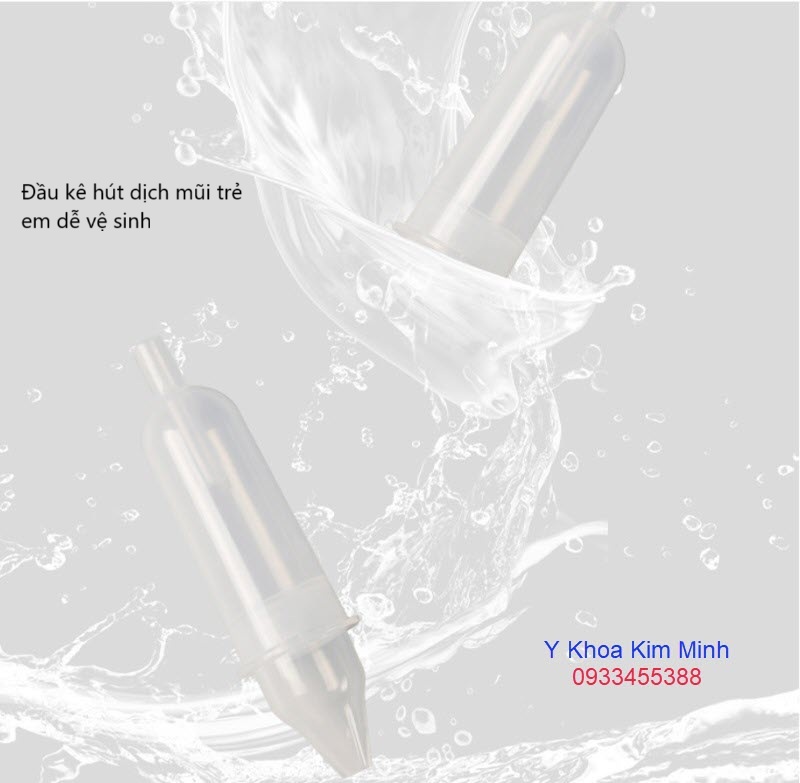 Đầu kê hút dịch mũi trẻ em làm từ silcon mềm, dễ vệ sinh, tái sử dụng