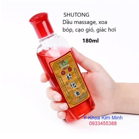 Dầu massage nóng trị liệu massage cạo gió sau điều trị xông hơi giải cảm
