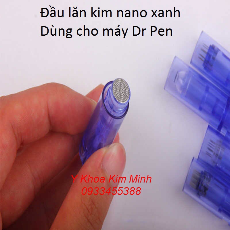 Đầu lăn kim nano xanh chính hãng Dr Pen bán giá si tai Y Khoa Kim Minh