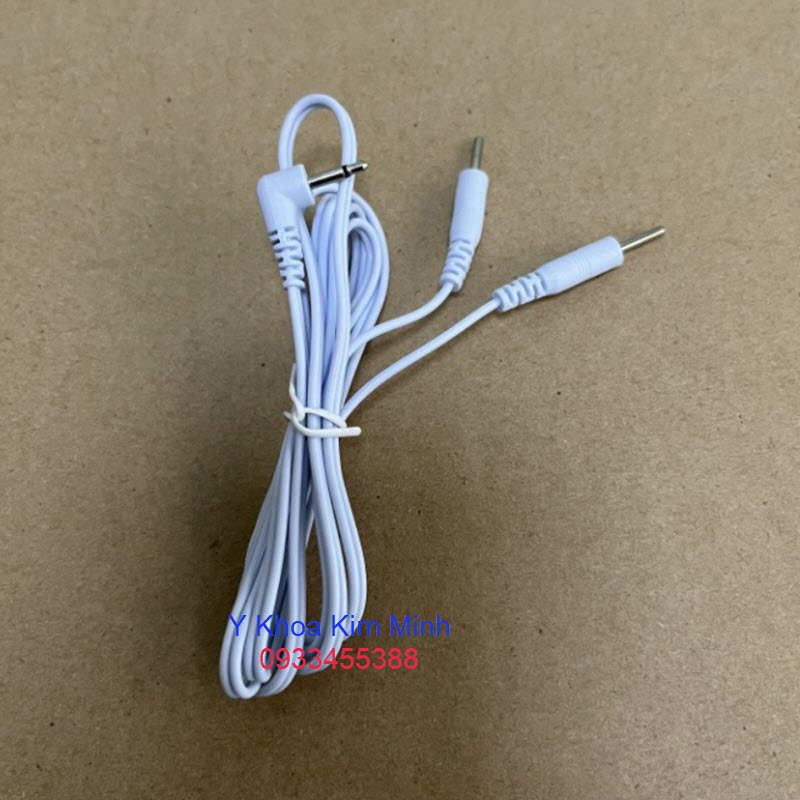 Dây cắm miếng dán xung điện châm cứu đầu 2.5